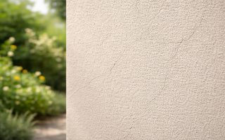 mur-texture-fissures-jardin-flou