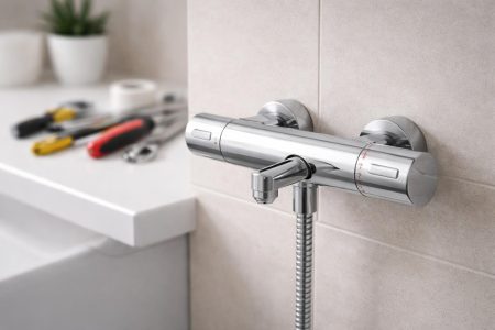 mitigeur-thermostatique-salle-bain-moderne