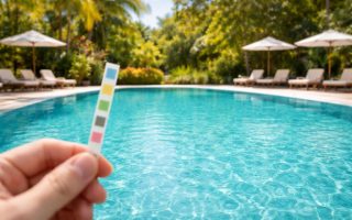 piscine-ensoleillee-bandelette-eau-turquoise