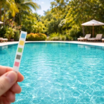 piscine-ensoleillee-bandelette-eau-turquoise