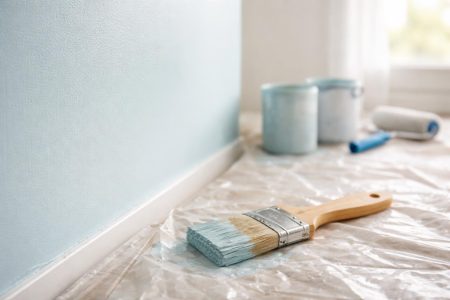 mur-peinture-pinceau-bache-pots