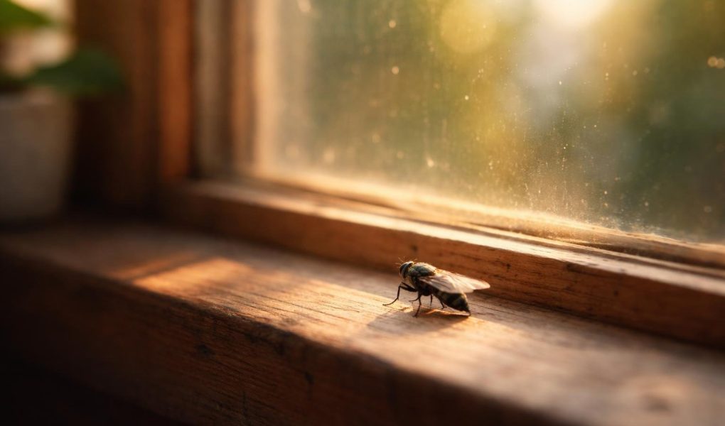 mouche-fenetre-lumiere-ensoleillee