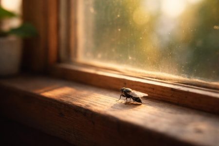 mouche-fenetre-lumiere-ensoleillee