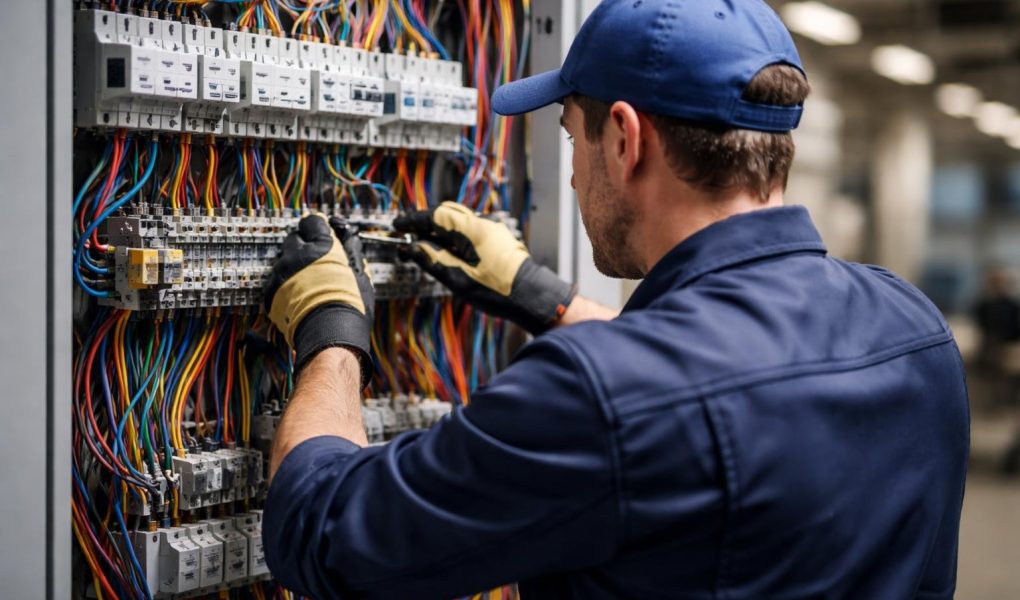 electricien-panneau-cables-colores