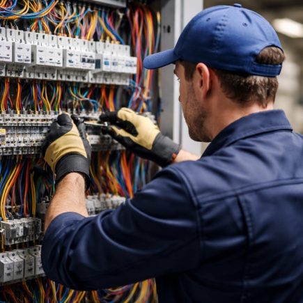 electricien-panneau-cables-colores