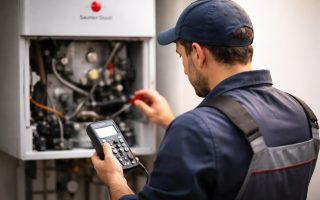 technicien-examine-chaudiere-atelier