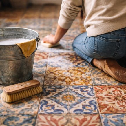 carreaux-ciment-seau-brosse-nettoyage