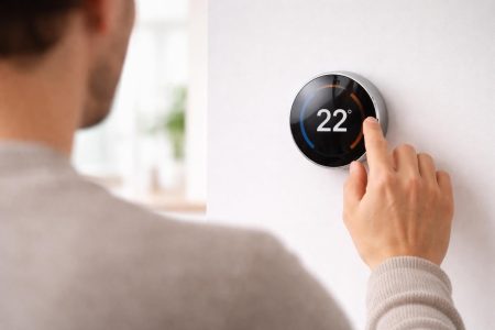 personne-thermostat-moderne-mur-minimaliste